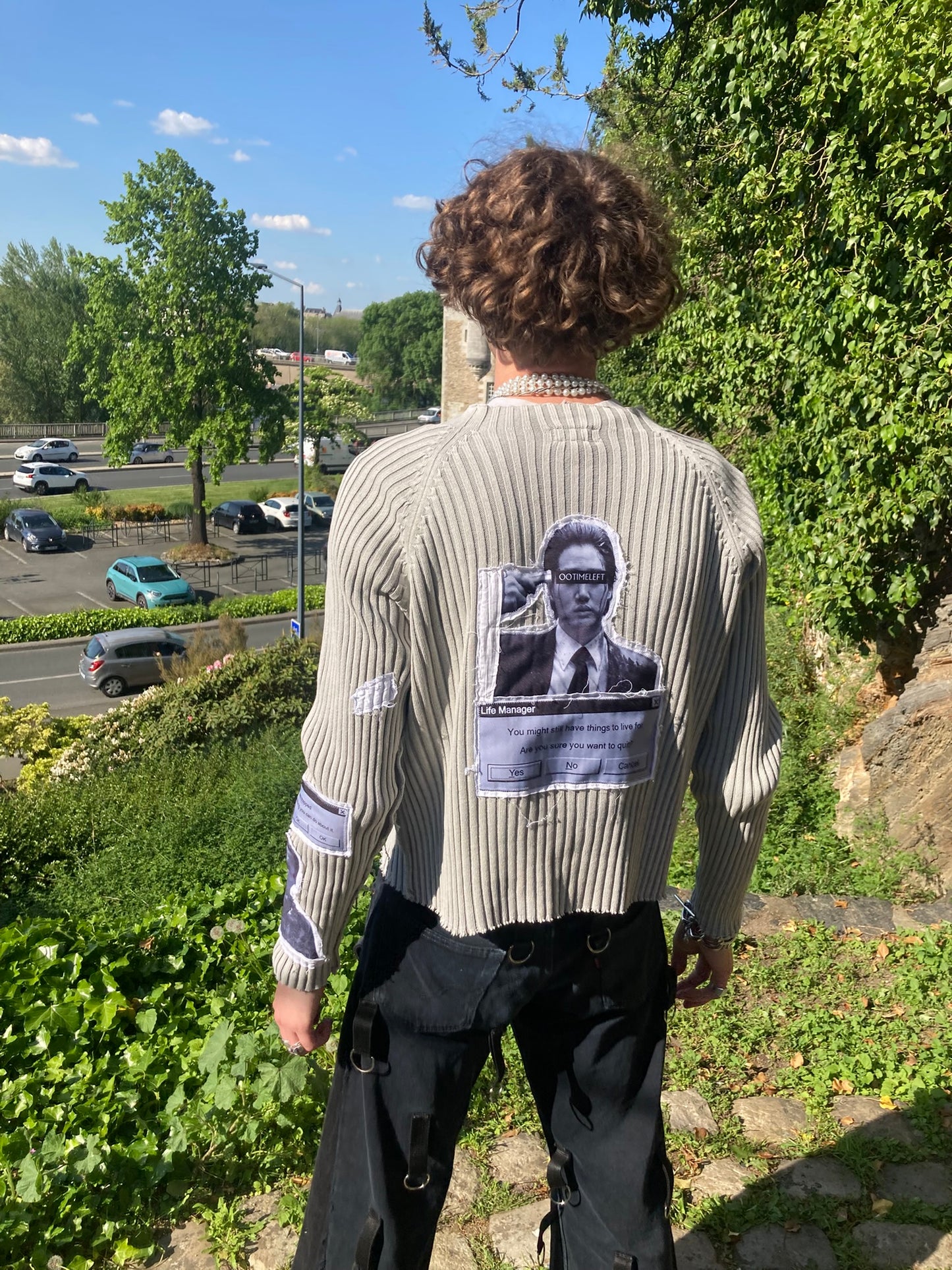 1OF1 SHATTERED HOPE SWEATER - MEDIUM