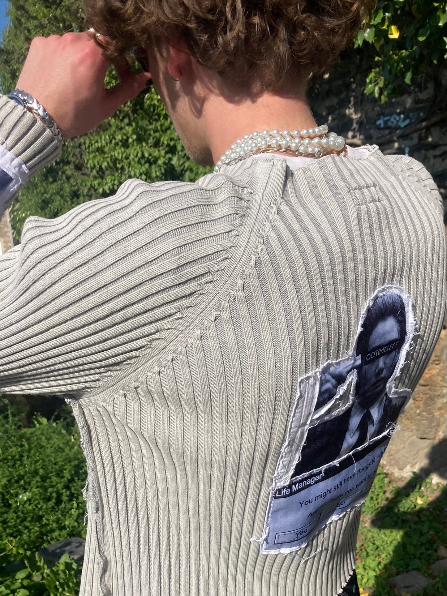 1OF1 SHATTERED HOPE SWEATER - MEDIUM