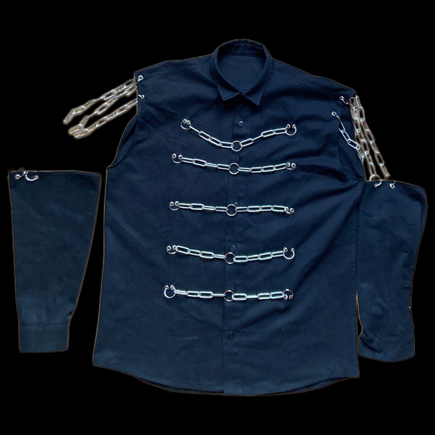 Front of the Sonatine Chains shirt handmade by 00timeleft.