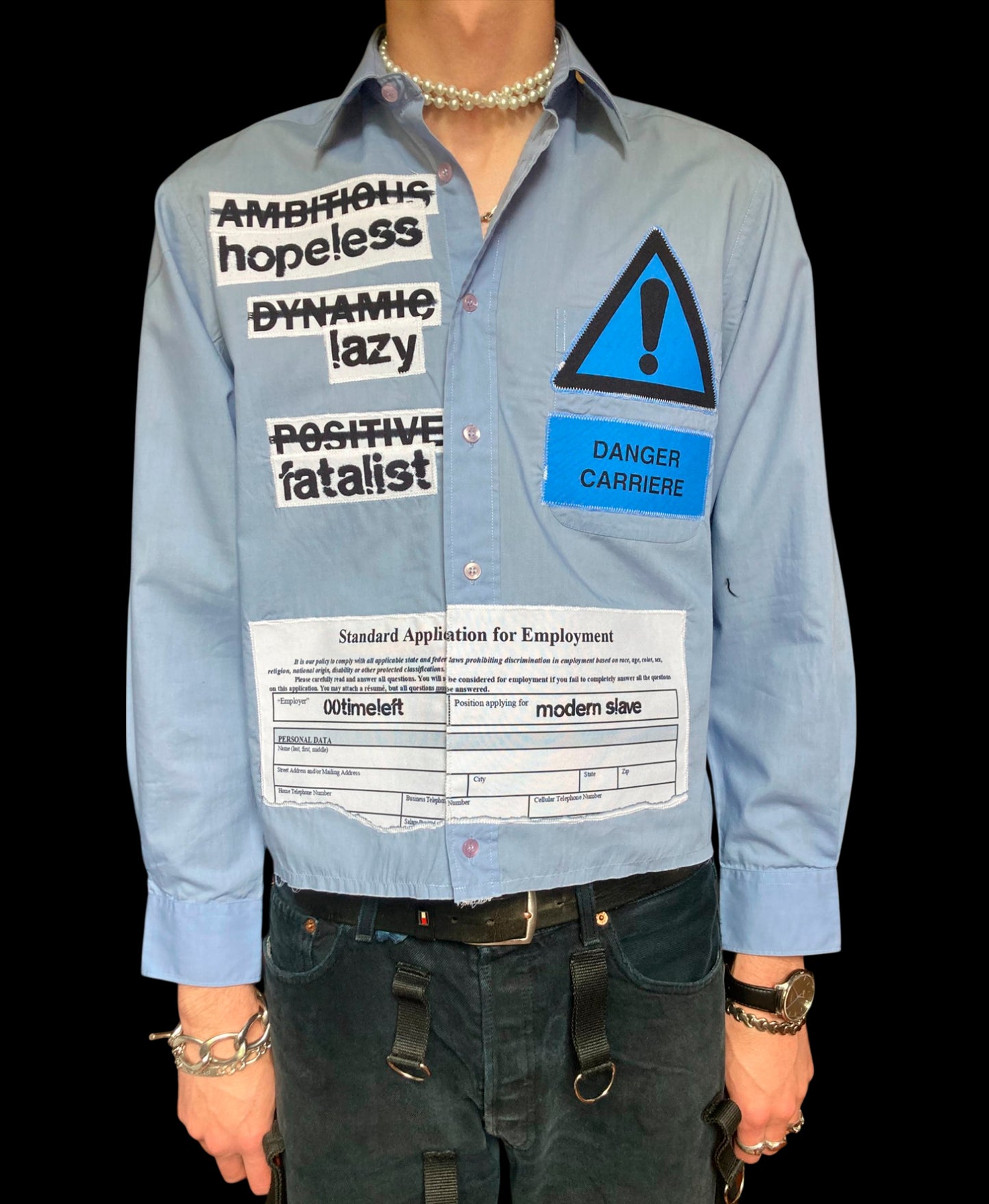 1OF1 BLUE CORPORATE SHIRT - MEDIUM