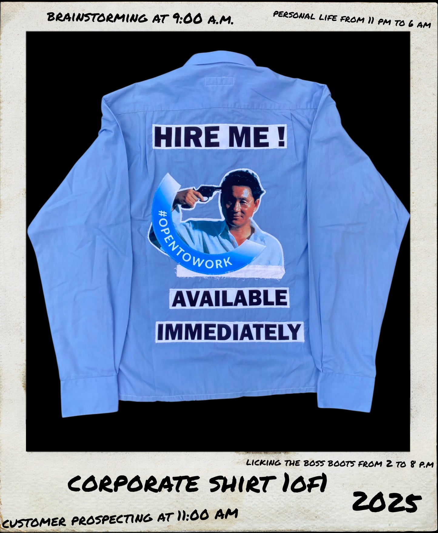 1OF1 BLUE CORPORATE SHIRT - MEDIUM
