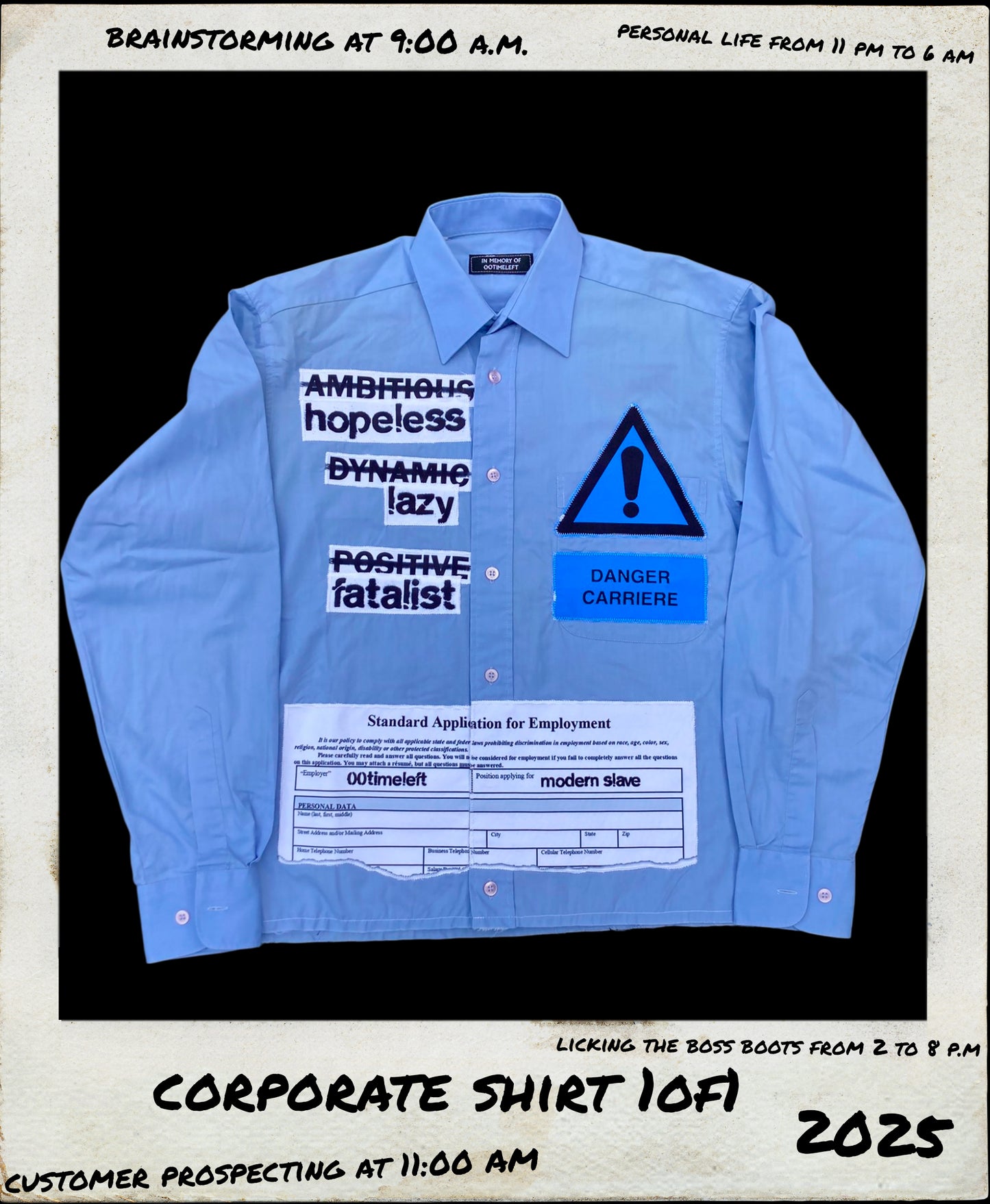 1OF1 BLUE CORPORATE SHIRT - MEDIUM