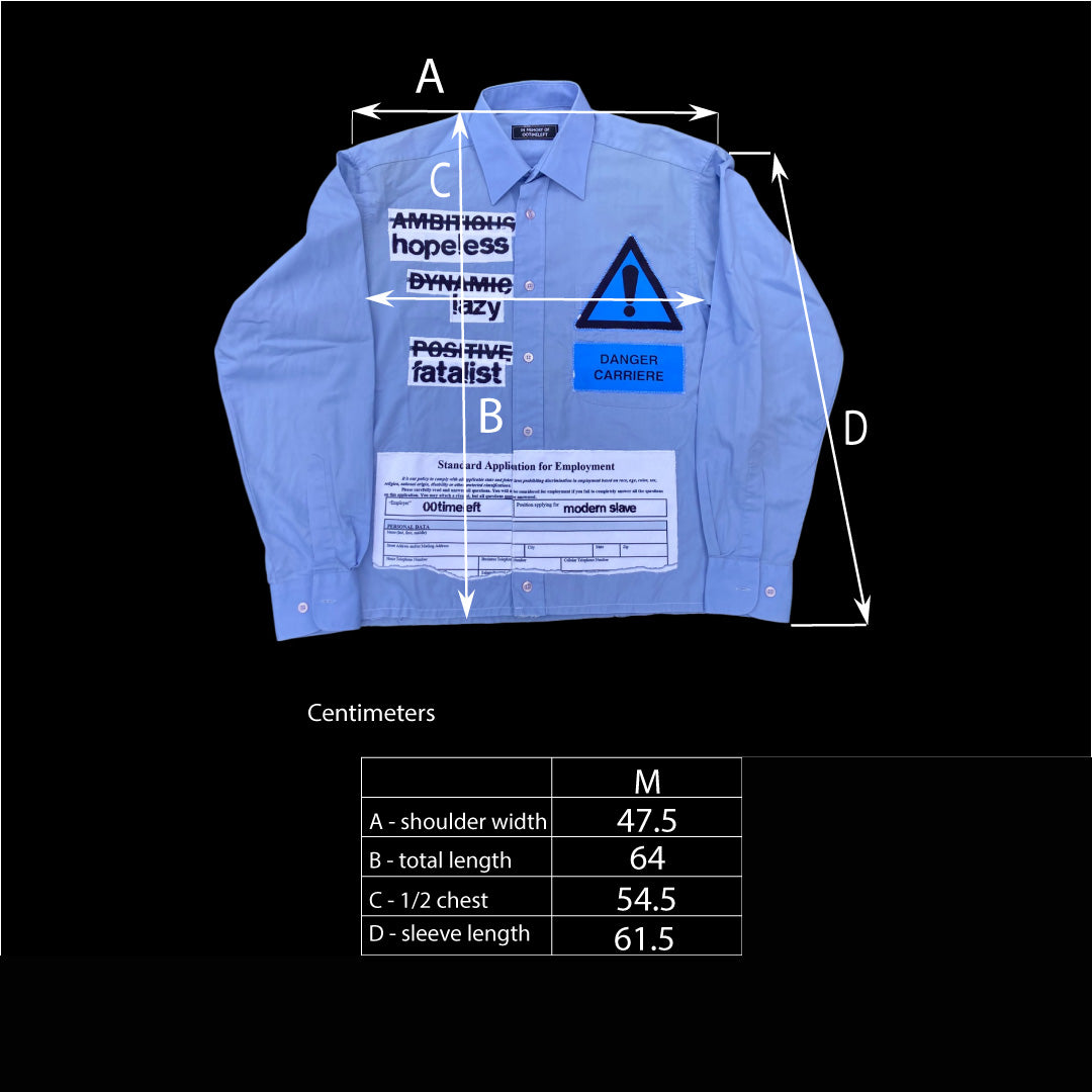 1OF1 BLUE CORPORATE SHIRT - MEDIUM
