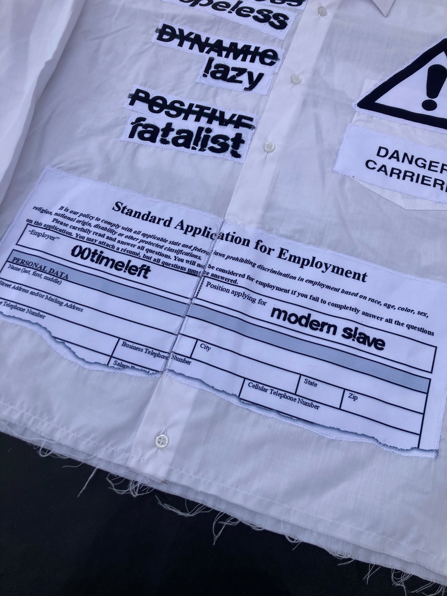 1OF1 WHITE CORPORATE SHIRT - L/XL