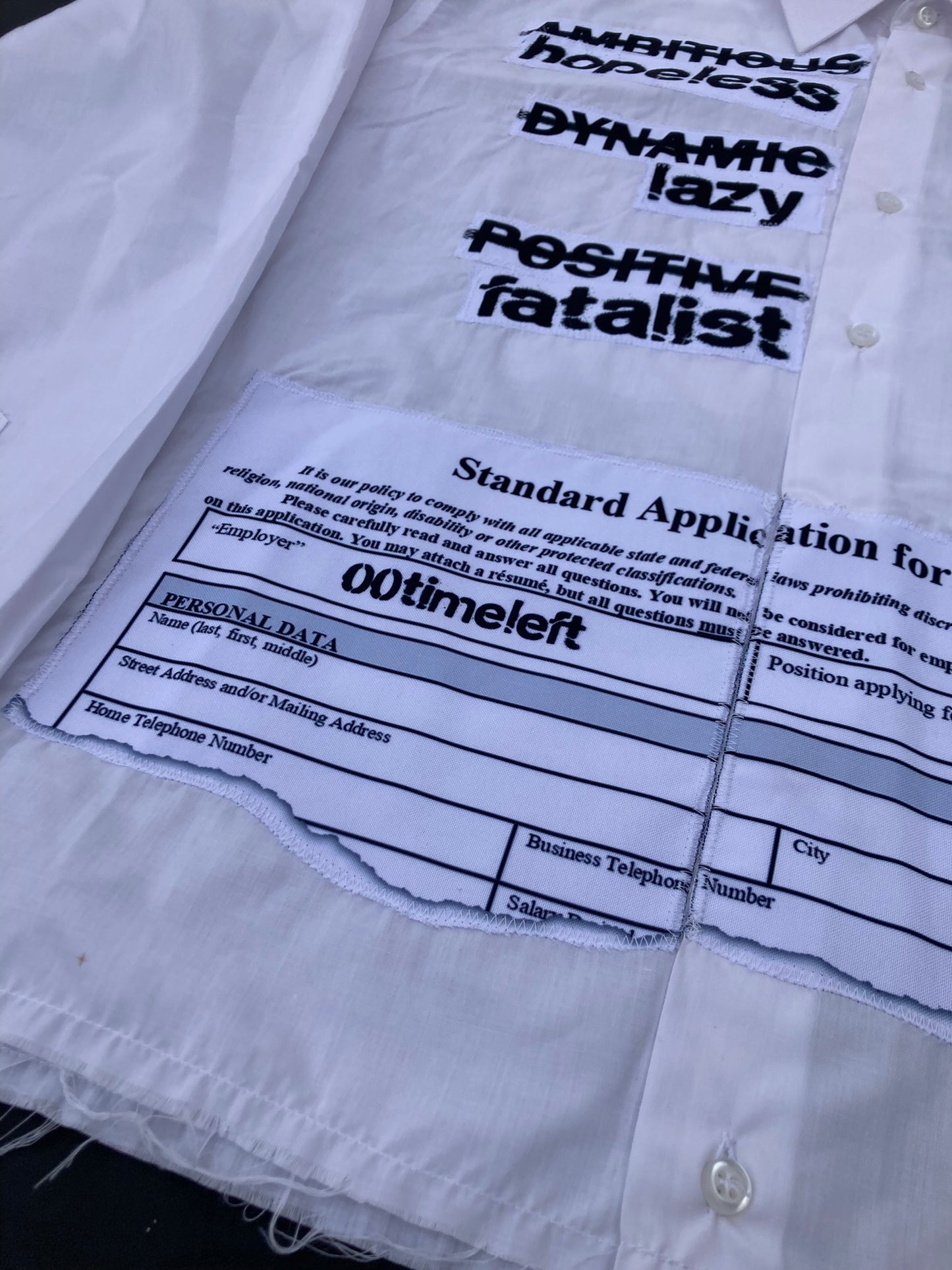 1OF1 WHITE CORPORATE SHIRT - L/XL
