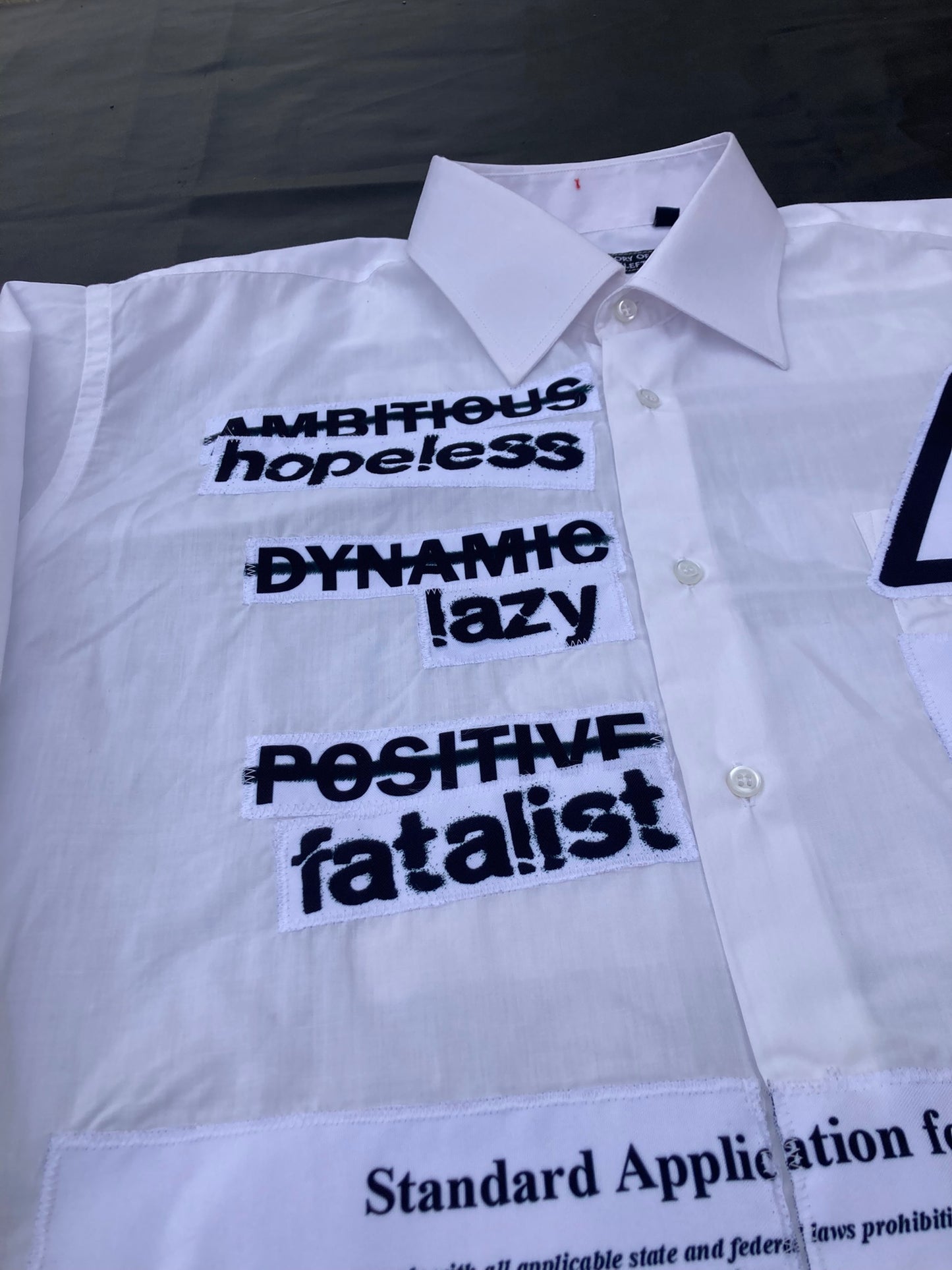 1OF1 WHITE CORPORATE SHIRT - L/XL