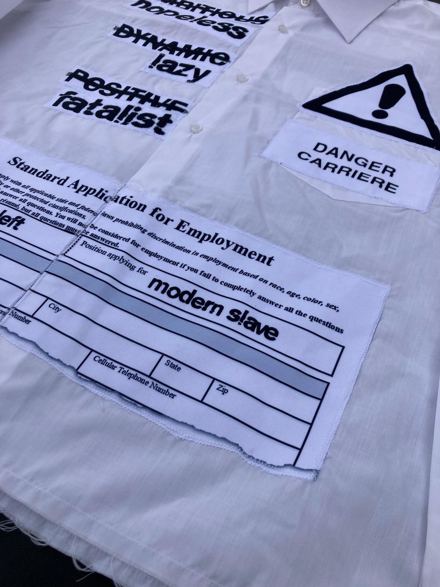 1OF1 WHITE CORPORATE SHIRT - L/XL