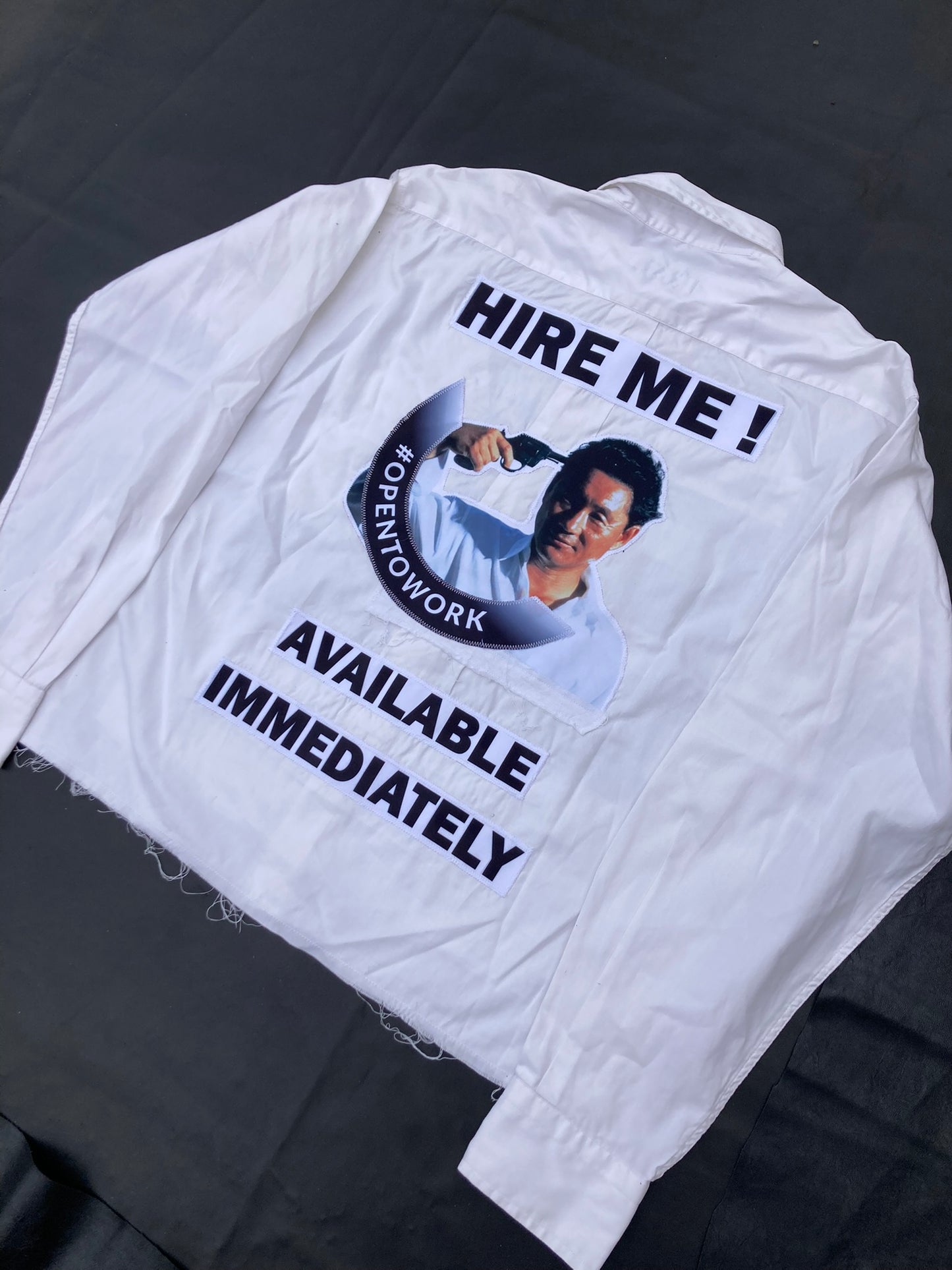 1OF1 WHITE CORPORATE SHIRT - MEDIUM