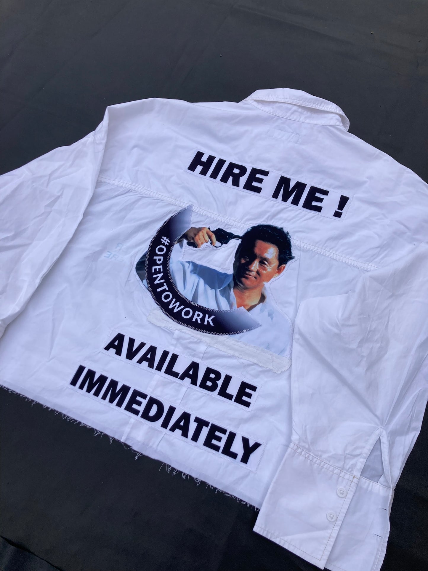 1OF1 WHITE CORPORATE SHIRT - OVERSIZE