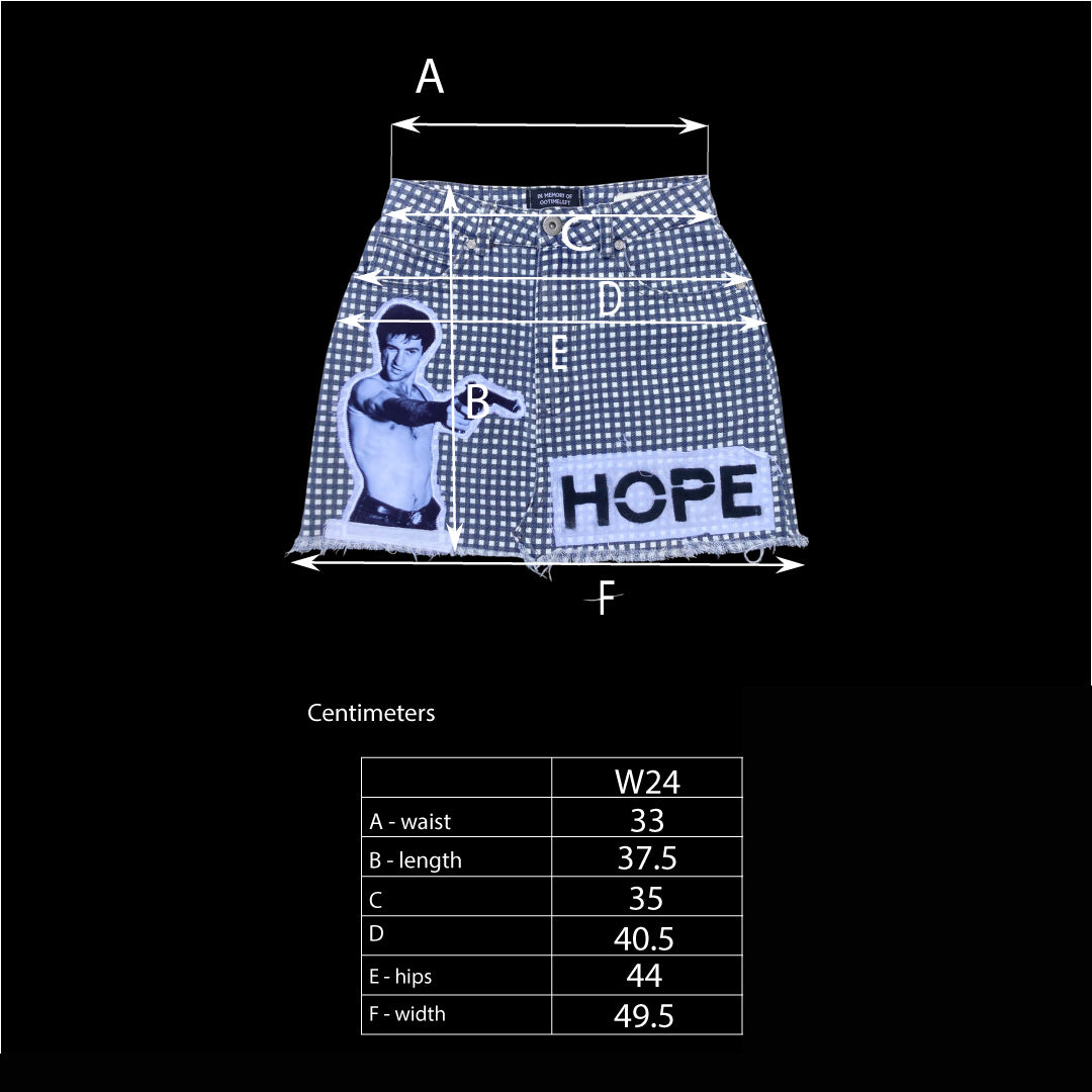 1OF1 SHATTERED HOPE SKIRT - W26