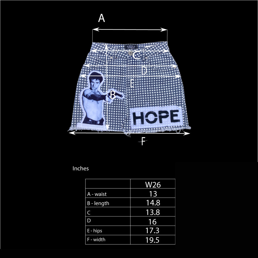 1OF1 SHATTERED HOPE SKIRT - W26