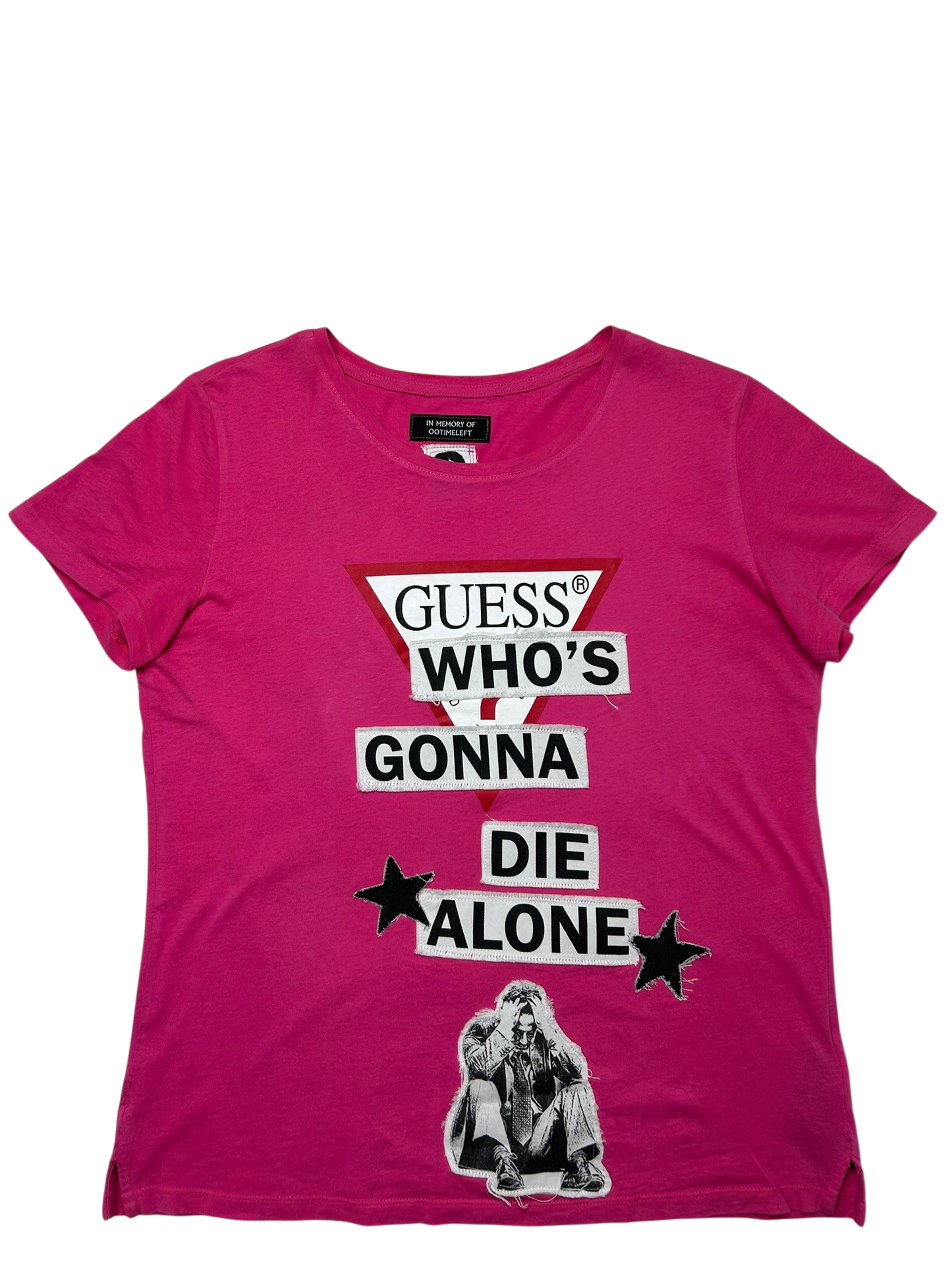 GUESS WHO D!E ALONE T-SHIRT