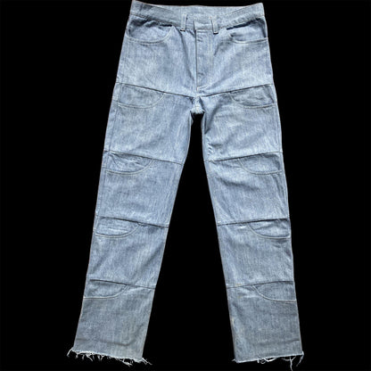 Front of the Unlimited Space Jeans handmade by 00timeleft