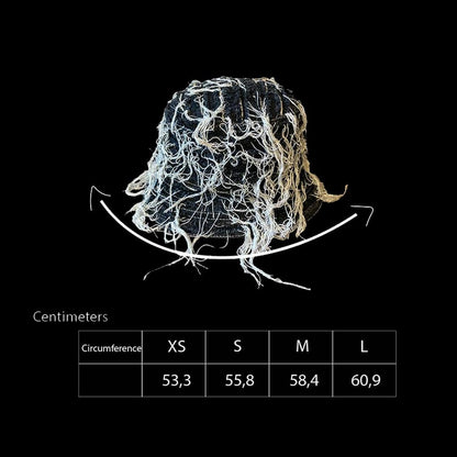 Size Guide in  centimeters of the Cobweb hat