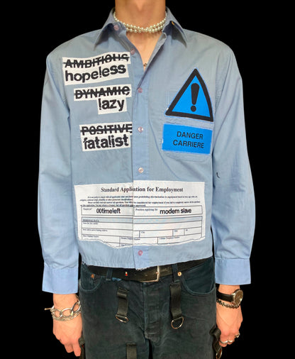 1OF1 BLUE CORPORATE SHIRT - MEDIUM
