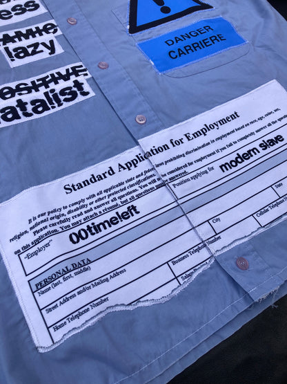 1OF1 BLUE CORPORATE SHIRT - MEDIUM
