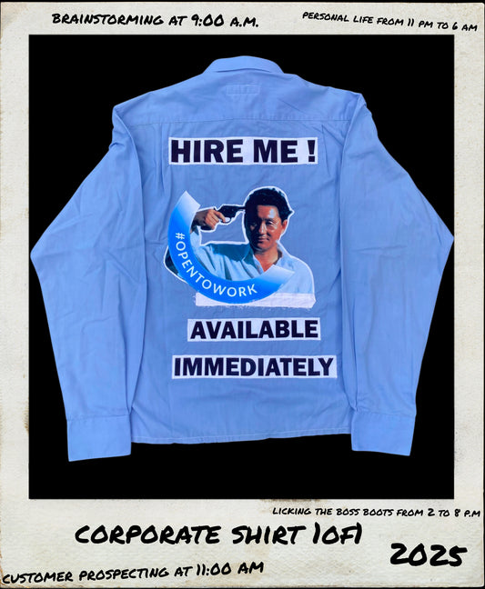 1OF1 BLUE CORPORATE SHIRT - MEDIUM