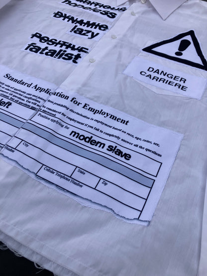 1OF1 WHITE CORPORATE SHIRT - L/XL