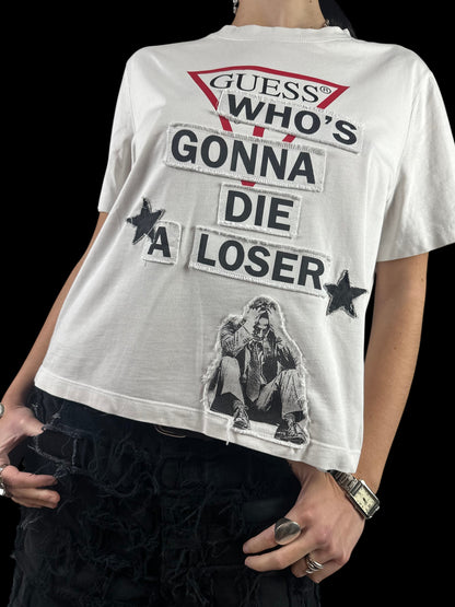 GUESS WHO D!E A LOSER T-SHIRT