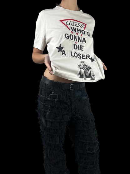 GUESS WHO D!E A LOSER T-SHIRT