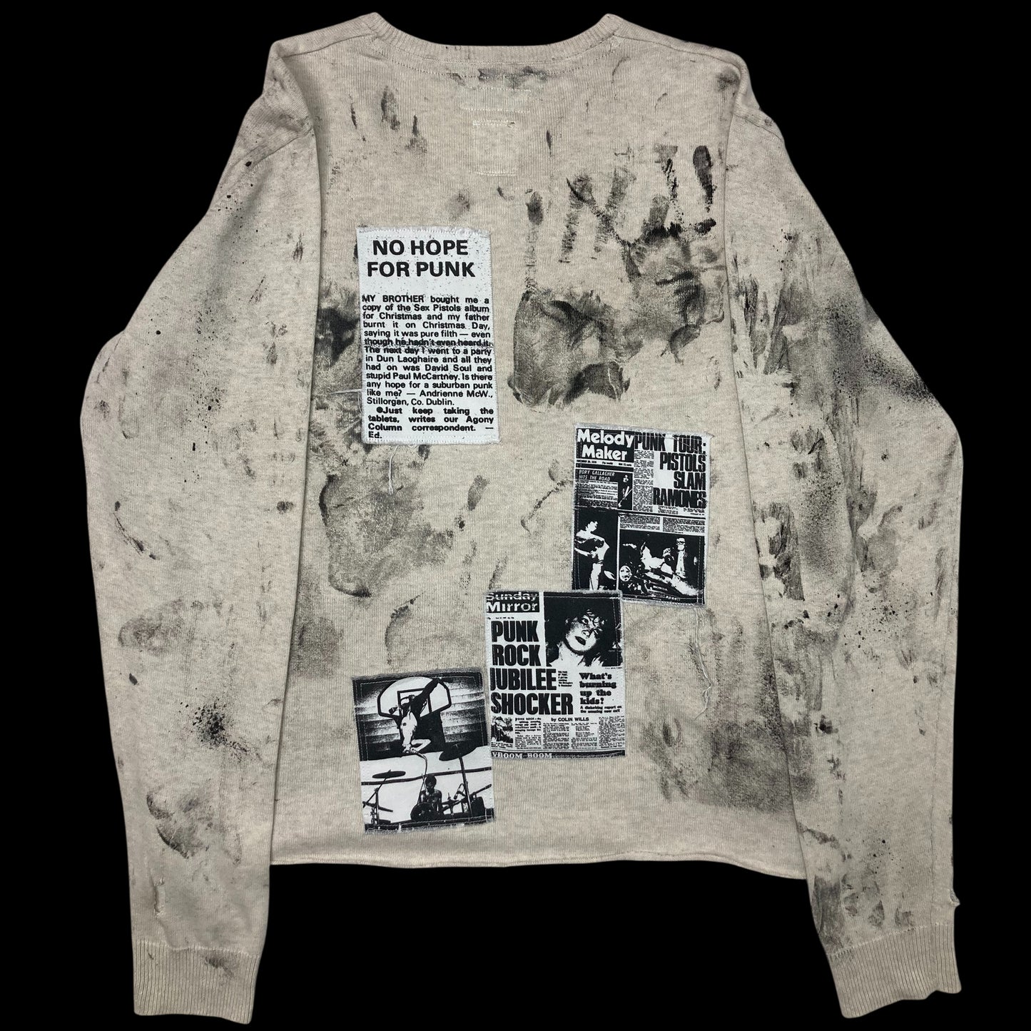 PUNK = DANGER KNIT JUMPER 1OF1