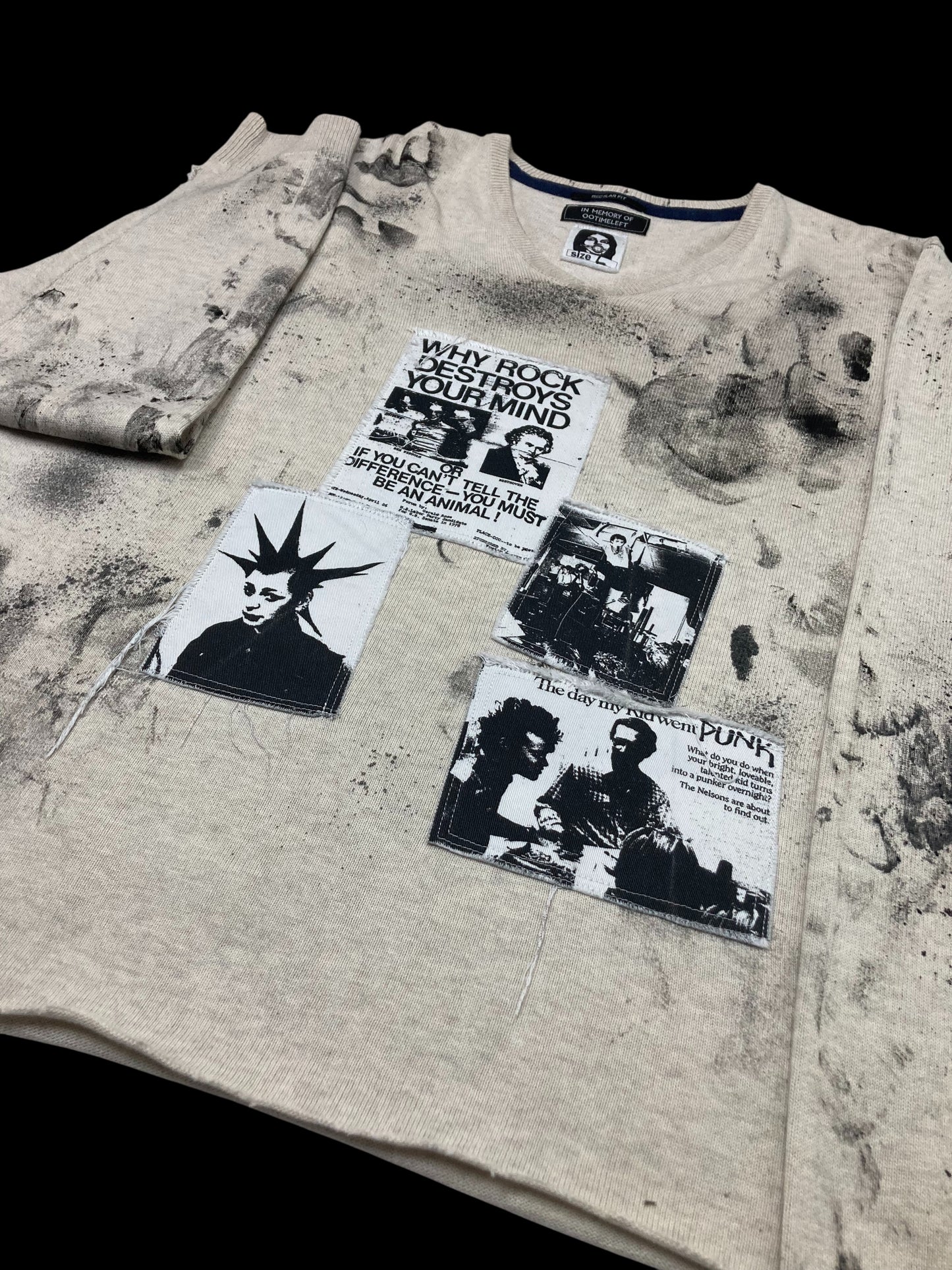 PUNK = DANGER KNIT JUMPER 1OF1