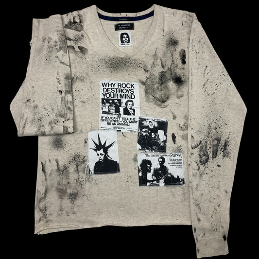 PUNK = DANGER KNIT JUMPER 1OF1