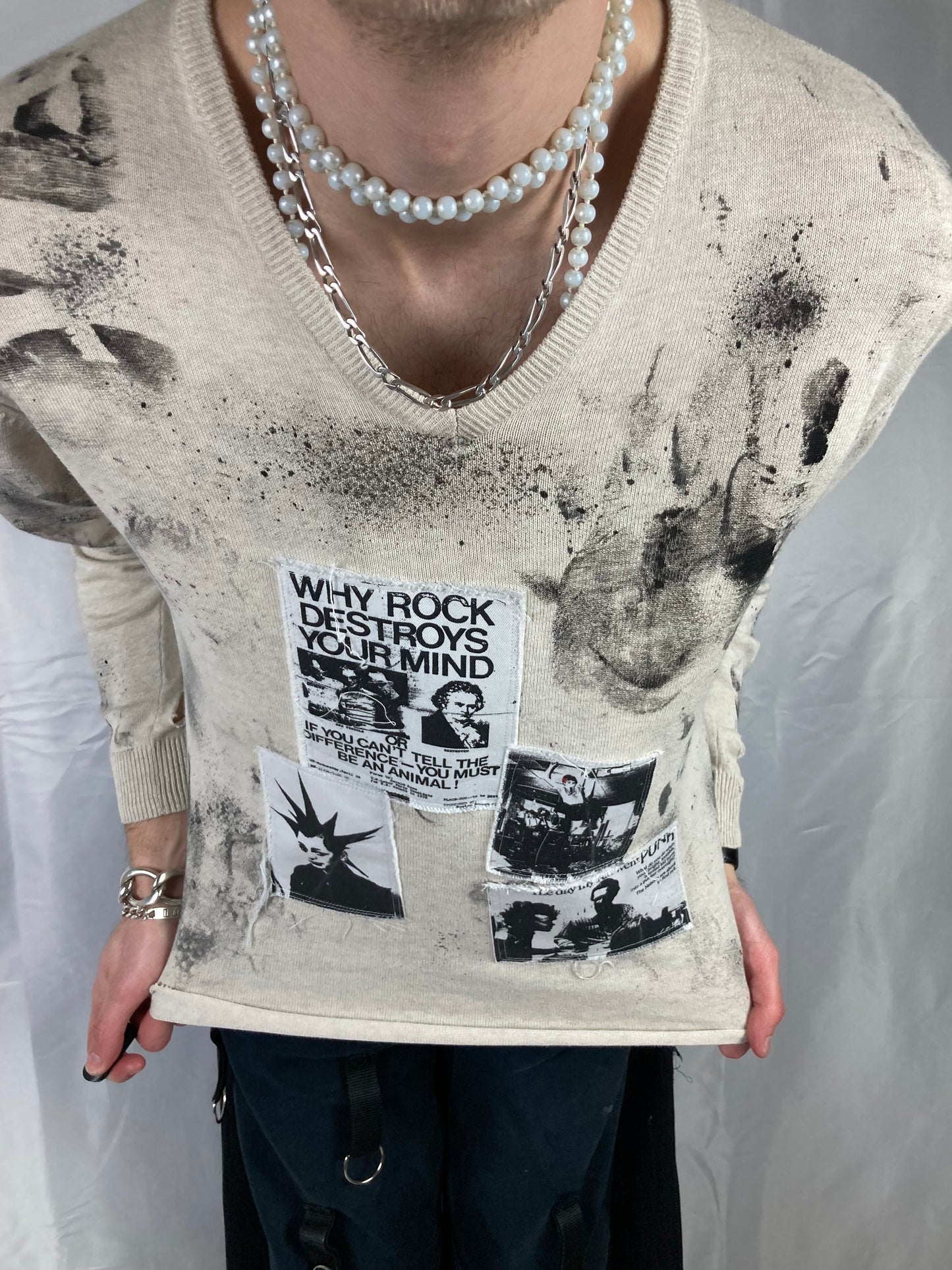 PUNK = DANGER KNIT JUMPER 1OF1