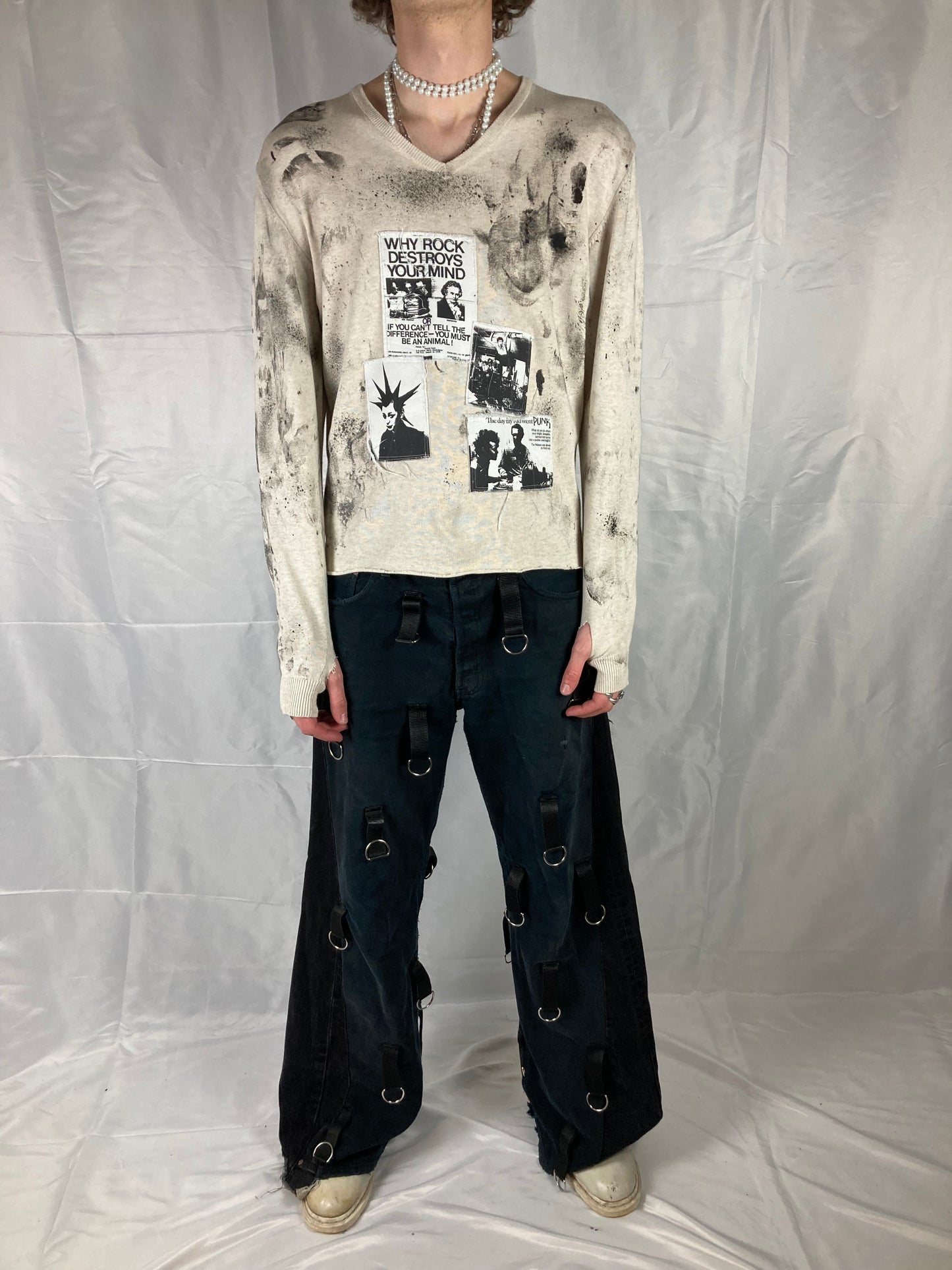 PUNK = DANGER KNIT JUMPER 1OF1