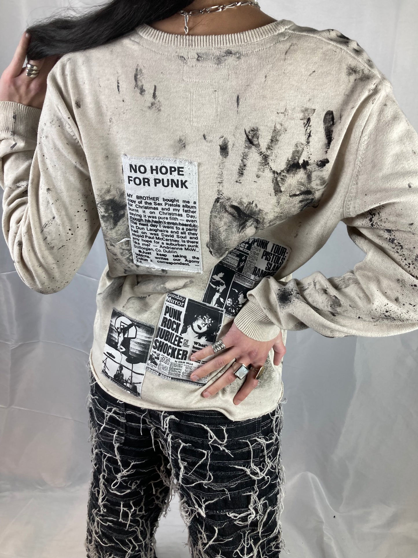 PUNK = DANGER KNIT JUMPER 1OF1