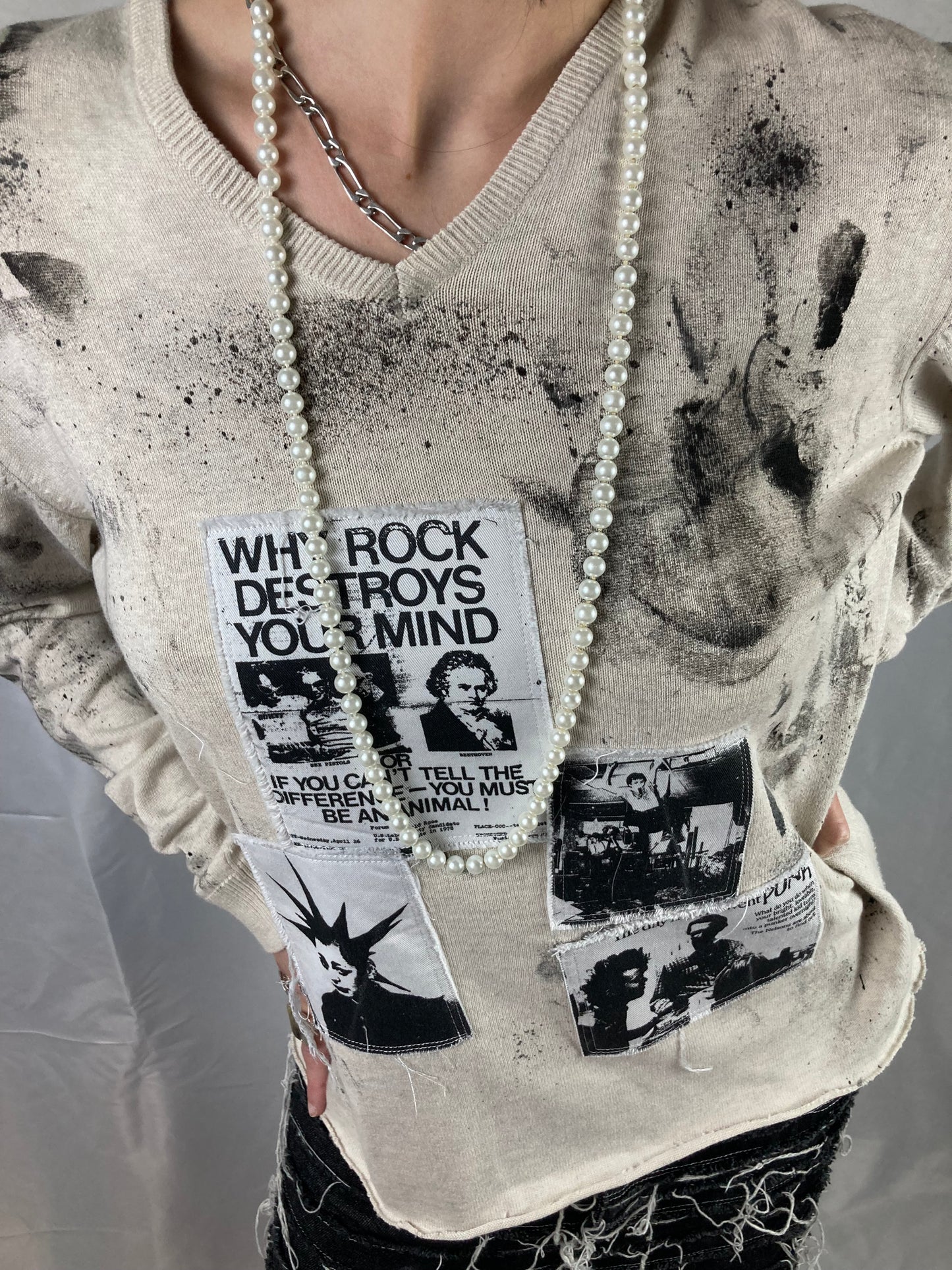 PUNK = DANGER KNIT JUMPER 1OF1