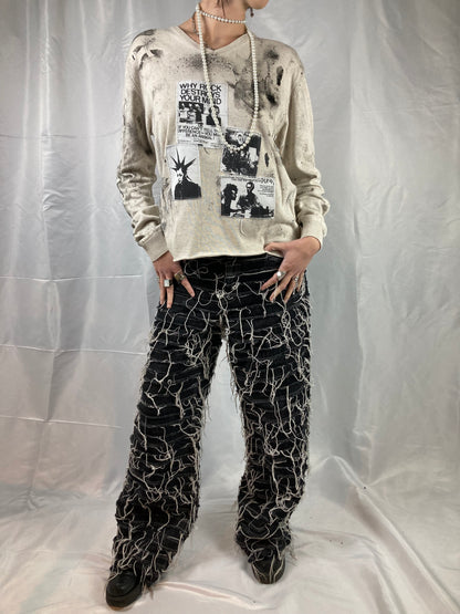 PUNK = DANGER KNIT JUMPER 1OF1