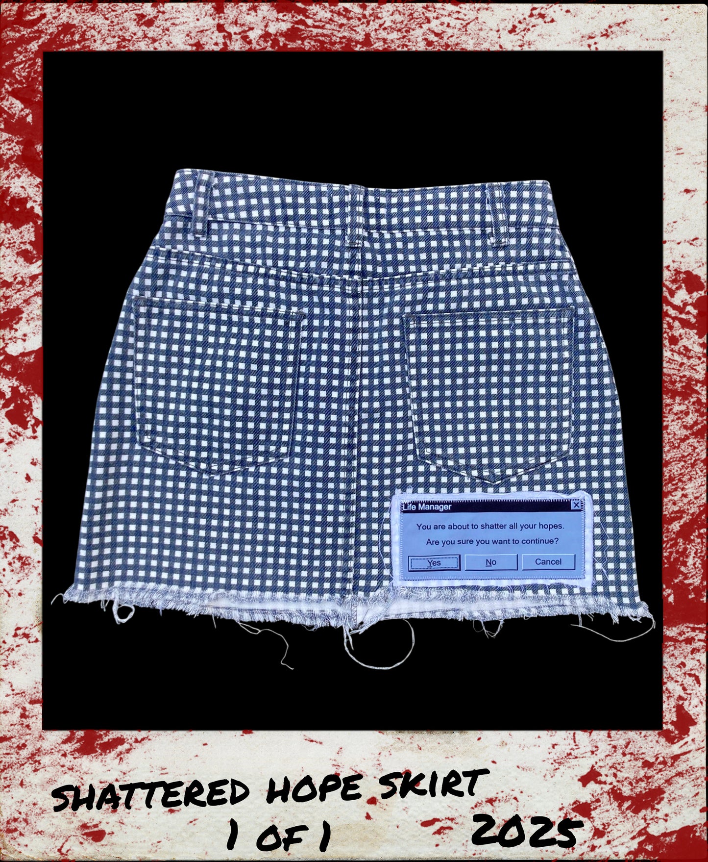 1OF1 SHATTERED HOPE SKIRT - W26